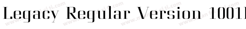 Legacy Regular Version 1001PS Vers字体转换